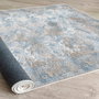 Conceptum Alfombra Azul y Gris 60 x 100 cm